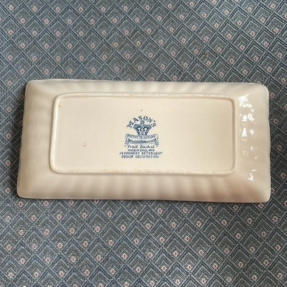 Vintage Mason's Patent Ironstone Blue and White 